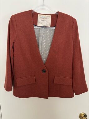 Cartonnier Rust Jacket/Blazer with label detail